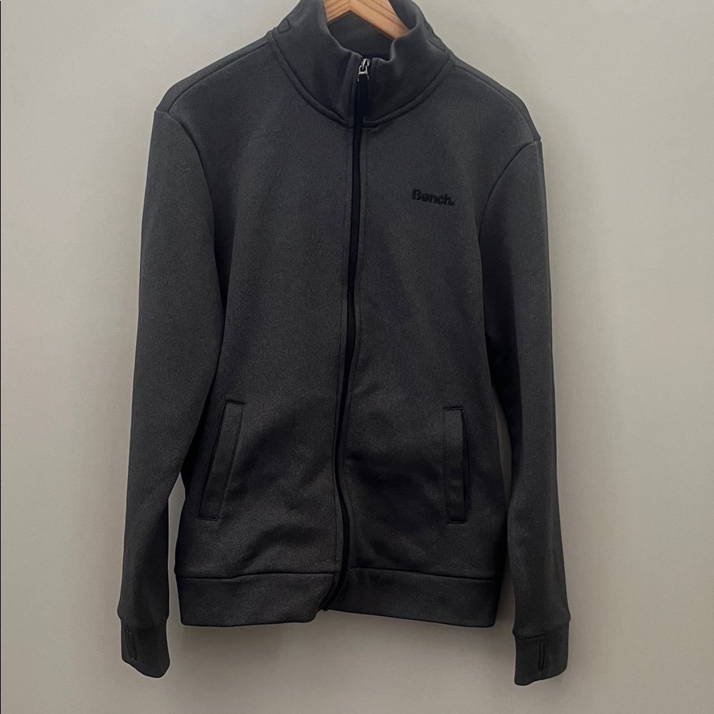 Bench Men’s Charcoal Full-Zip Fleece Jacket M